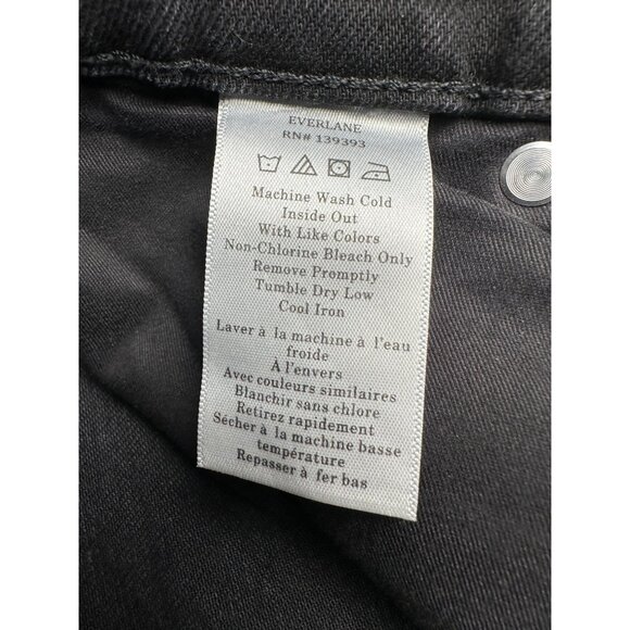 Everlane Black Straight Leg Jeans Timeless Style - Picture 8 of 10